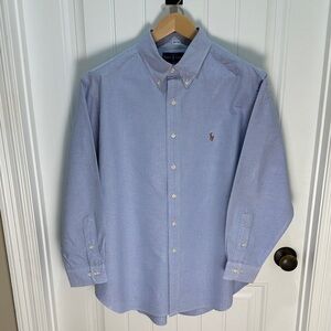 Polo by Ralph Lauren Men's Sky Blue Button-Down Shirt